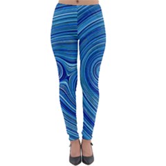 Electric Field Art Xxiii Lightweight Velour Leggings by okhismakingart