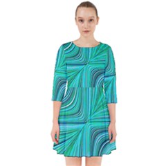 Electric Field Art Xxxi Smock Dress by okhismakingart