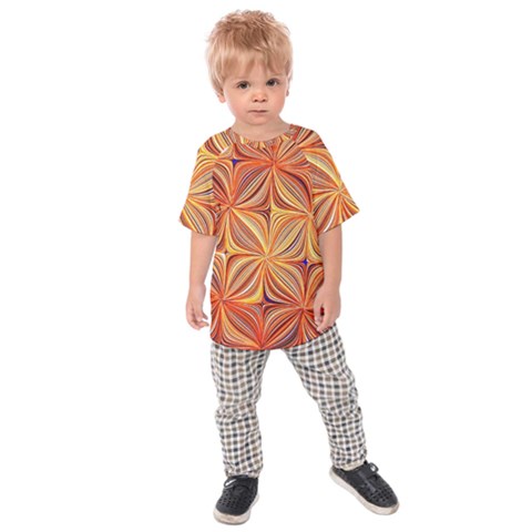 Electric Field Art Xlvi Kids  Raglan Tee by okhismakingart