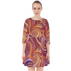 Electric Field Art Liv Smock Dress by okhismakingart