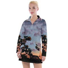 Sunflower Sunset Women s Hoodie Dress by okhismakingart