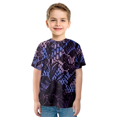 Sky And Curtains Kids  Sport Mesh Tee by okhismakingart