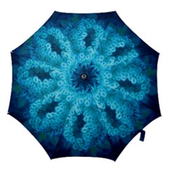 Blue Closing Queen Annes Lace Hook Handle Umbrellas (small) by okhismakingart