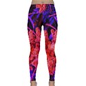 Red and Blue Sideways Sumac Lightweight Velour Classic Yoga Leggings View1