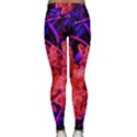 Red and Blue Sideways Sumac Lightweight Velour Classic Yoga Leggings View2