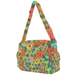 Colorful Shapes       Buckle Multifunction Bag by LalyLauraFLM