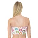 Donut pattern with funny candies Bandeau Top View2