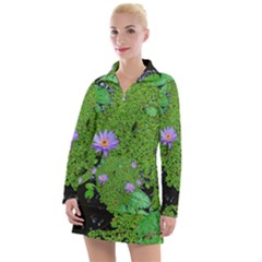Lily Pond Women s Hoodie Dress by okhismakingart