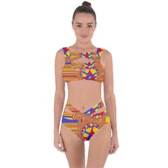 Graphic Design Graphic Design Bandaged Up Bikini Set  by Pakrebo