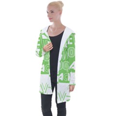 Never Look Back Longline Hooded Cardigan by Melcu