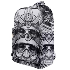 Drawing Samurai Tattoo Sketch Japanese Samurai Classic Backpack by Sudhe