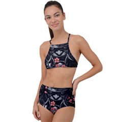 Sleeve Tattoo  Samurai High Waist Tankini Set by Sudhe