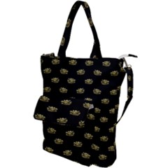 Dragon Head Motif Pattern Design Shoulder Tote Bag by dflcprintsclothing