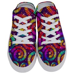 Abstract Background Spiral Colorful Half Slippers by HermanTelo