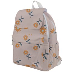 Flowers Continuous Pattern Nature Top Flap Backpack by HermanTelo