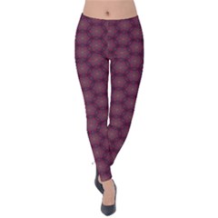 Guidelines Velvet Leggings by WensdaiAmbrose