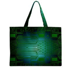 Board Conductors Circuits Zipper Mini Tote Bag by HermanTelo