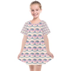 Seamless Pattern Background Cube Kids  Smock Dress by HermanTelo