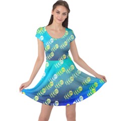 Animal Bee Cap Sleeve Dress by HermanTelo