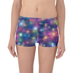 Abstract Background Graphic Space Reversible Boyleg Bikini Bottoms by HermanTelo