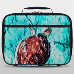 Tortoise Marine Animal Shell Sea Full Print Lunch Bag by HermanTelo