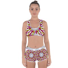 Sun Abstract Mandala Racerback Boyleg Bikini Set by HermanTelo