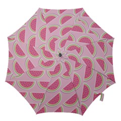 Melons Pattern Food Fruits Melon Hook Handle Umbrellas (medium) by Pakrebo