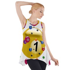 Billiard Ball Ball Game Side Drop Tank Tunic by HermanTelo