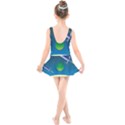 Rocket Spaceship Space Kids  Skater Dress Swimsuit View2