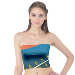 Rocket Spaceship Space Galaxy Tube Top by HermanTelo