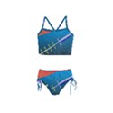 Rocket Spaceship Space Galaxy Girls  Tankini Swimsuit View1