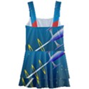 Rocket Spaceship Space Galaxy Kids  Layered Skirt Swimsuit View2