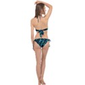 Background Black Blur Colorful Cross Front Halter Bikini Set View2