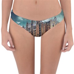 Architecture City Building Travel Reversible Hipster Bikini Bottoms by Pakrebo