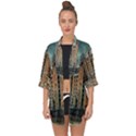 Architecture City Building Travel Open Front Chiffon Kimono View1