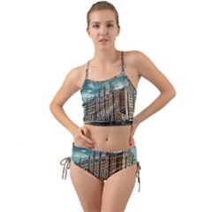 Architecture City Building Travel Mini Tank Bikini Set by Pakrebo