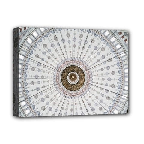 Cami Texture Pattern Architecture Deluxe Canvas 16  X 12  (stretched)  by Pakrebo