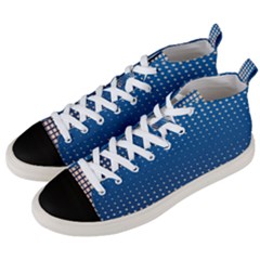 Geometric Wallpaper Men s Mid-top Canvas Sneakers by Mariart