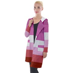 Lesbian Pride Flag Hooded Pocket Cardigan by lgbtnation