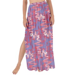 Pattern Abstract Squiggles Gliftex Maxi Chiffon Tie-up Sarong by HermanTelo