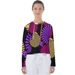 Seamless Halloween Day Dead Women s Slouchy Sweat by HermanTelo