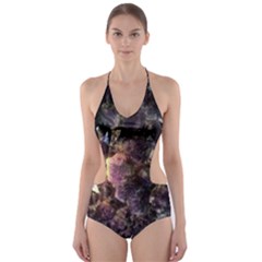 Amethyst Cut-out One Piece Swimsuit by WensdaiAmbrose
