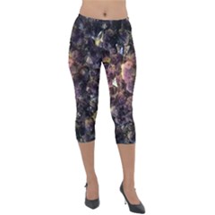 Amethyst Lightweight Velour Capri Leggings  by WensdaiAmbrose