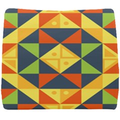 Background Geometric Color Plaid Seat Cushion by Mariart