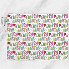 Holidays Happy Easter Canvas Cosmetic Bag (xxxl) by HermanTelo