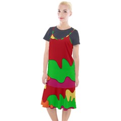 Liquid Forms Water Background Camis Fishtail Dress by HermanTelo