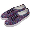 Kaleidoscope Triangle Curved Women s Classic Low Top Sneakers View2
