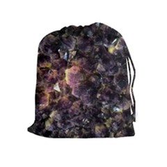 Amethyst Drawstring Pouch (xl) by WensdaiAmbrose