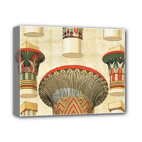 Egyptian Architecture Column Deluxe Canvas 14  X 11  (stretched) by Sapixe