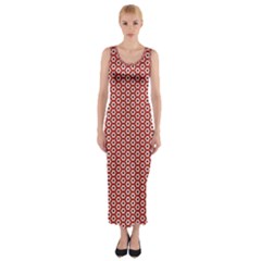 Pattern Star Backround Fitted Maxi Dress by HermanTelo